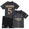 Conjunto (Camiseta+Pantalón Corto) Paris Saint-Germain Marquinhos 5 Tercera Equipación 23-24 - Niño